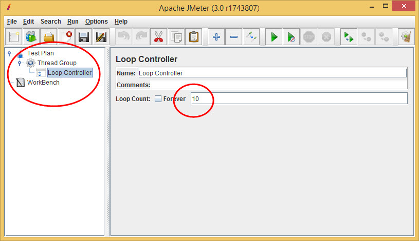 JMeter Logic Controller Loop Controller