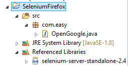 Selenium Firefox Example